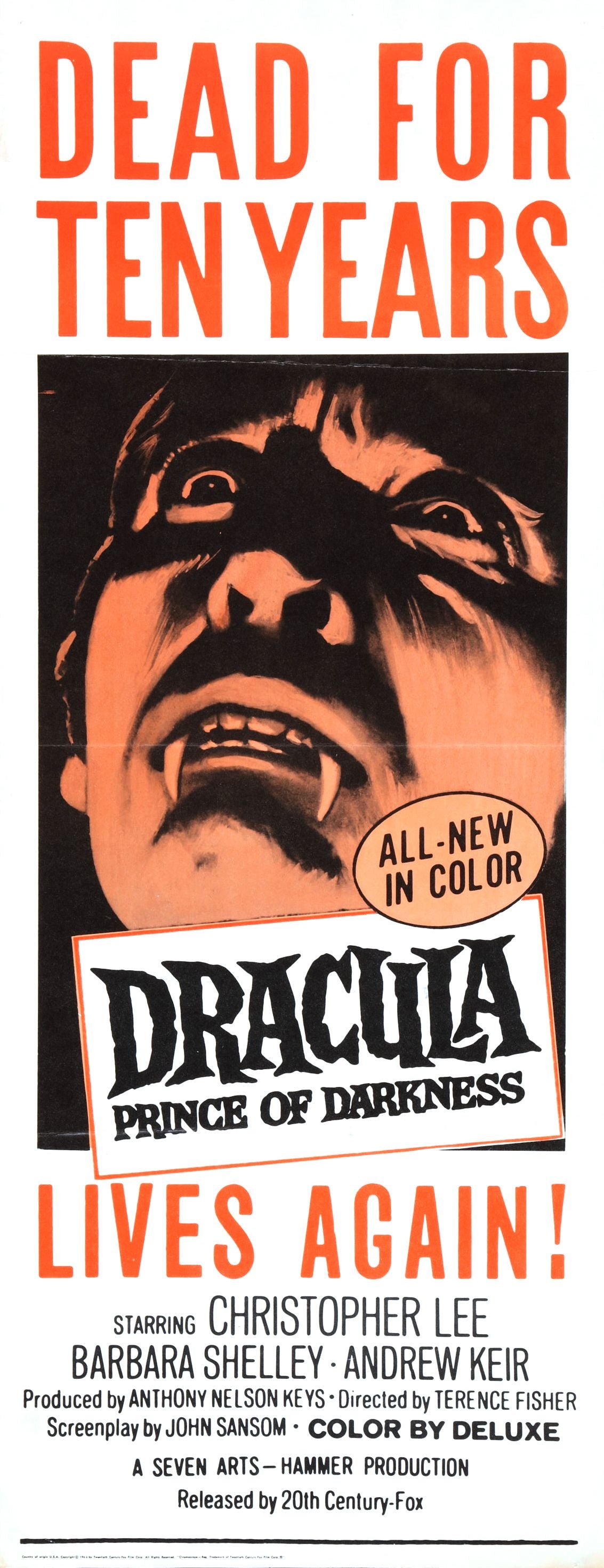 Dracula Prince Of Darkness 02 Movie Keychain
