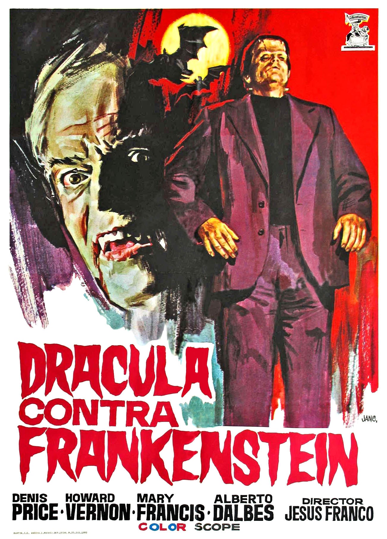 Dracula Prisoner Of Frankenstein 01 Movie Magnet