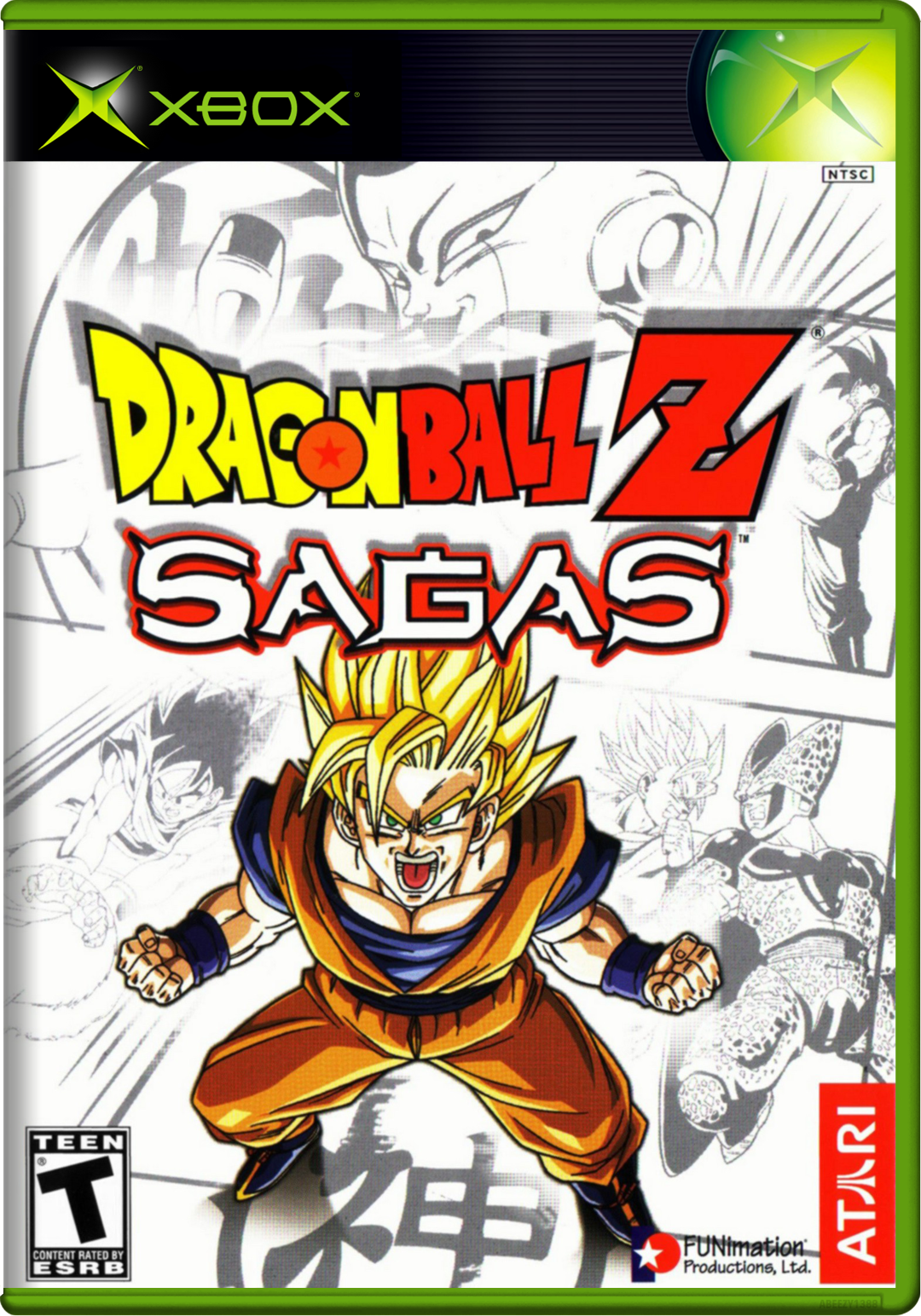 Dragon Ball Z Sagas Xbox Print Poster
