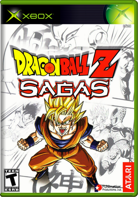Dragon Ball Z Sagas Xbox Print Poster