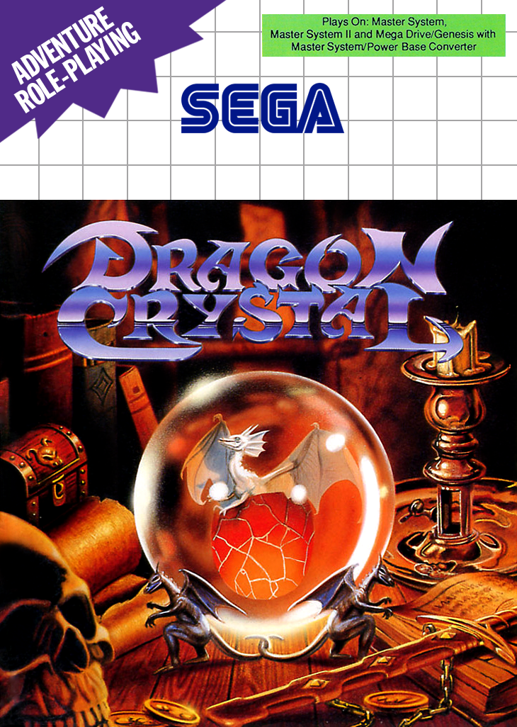 Dragon Crystal Sega Master System Print Poster