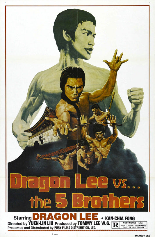 Dragon Lee Vs 5 Brothers 01 Movie Magnet