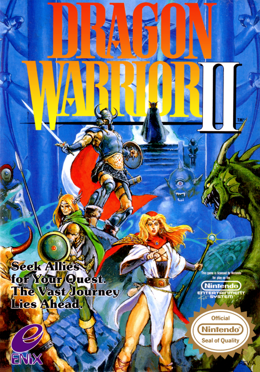 Dragon Warrior Ii (Usa) Nes Print Poster