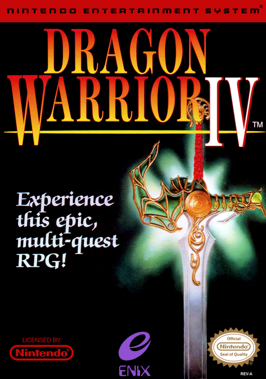 Dragon Warrior Iv (Usa) Nes Print Poster