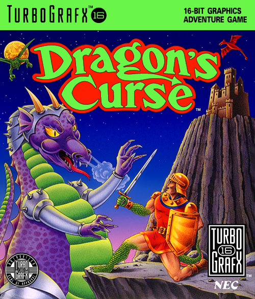Dragon S Curse Turbografx 16 Print Poster