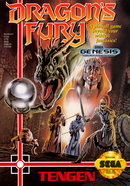 Dragon S Fury (Usa) Genesis Print Poster