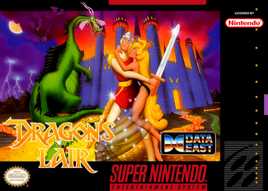 Dragon S Lair (Usa) Snes Print Poster