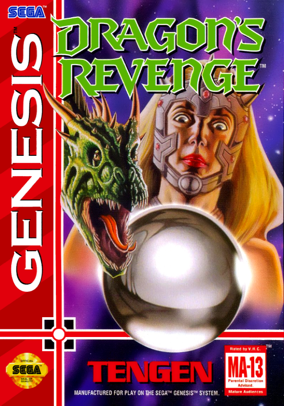 Dragon S Revenge (Usa) Genesis Print Poster