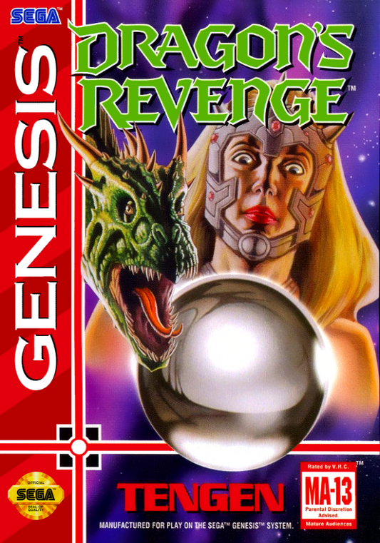 Dragon S Revenge (Usa) Genesis Print Poster