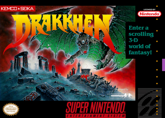 Drakkhen (Usa) Snes Print Poster