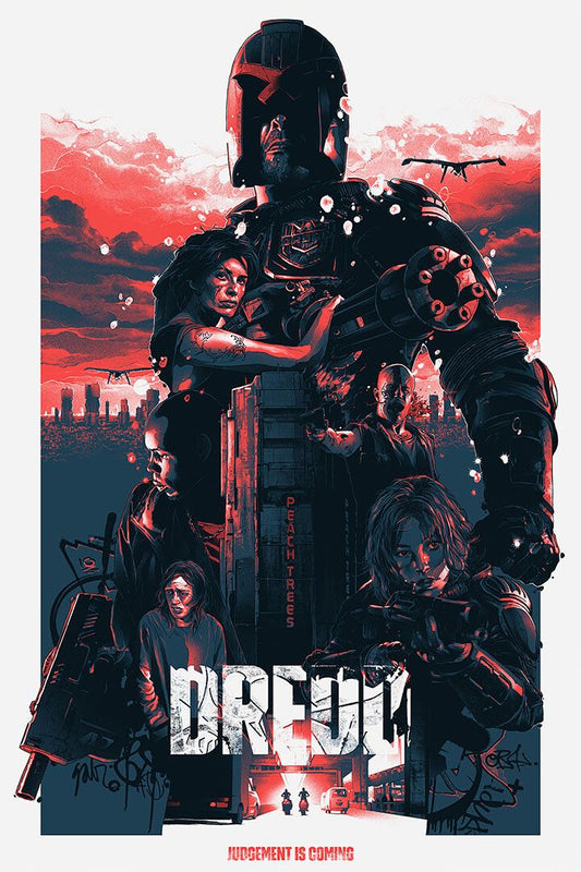 Dredd Crime Action Science Fiction Cinema Movie Jigsaw Puzzle