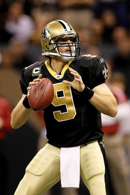 Drew Brees New Orleans Saints Football Captain Room Decor Jigsaw Puzzle