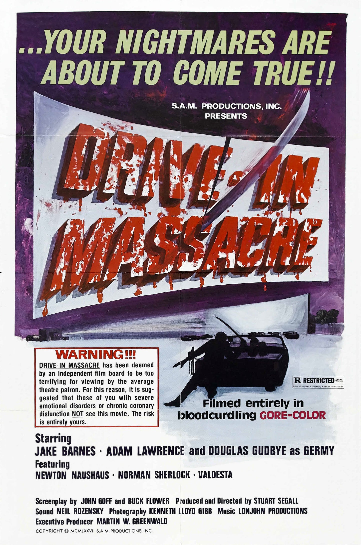 Drive In Massacre 01 Movie Magnet