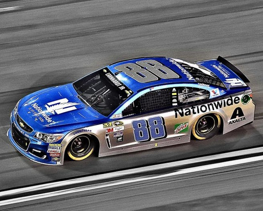 Driver Dale Earnhardt Jr Glossy Magnet Amelia Nationwide Nascar Print