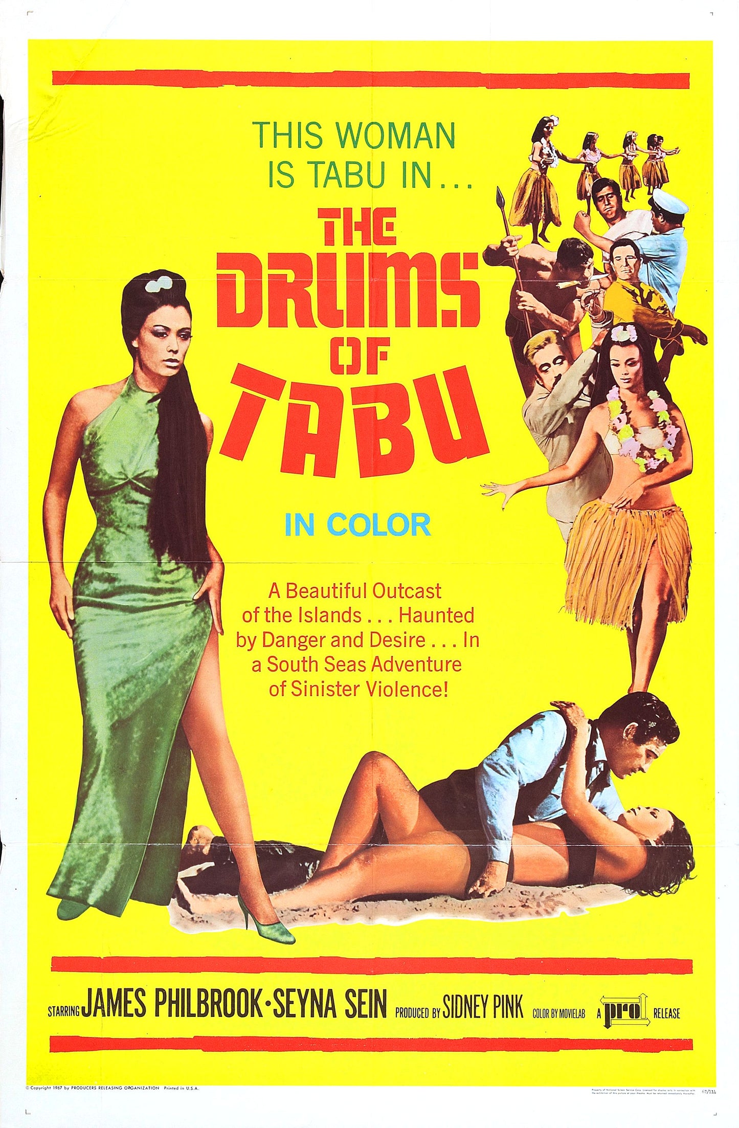 Drums Of Tabu 01 Movie Magnet
