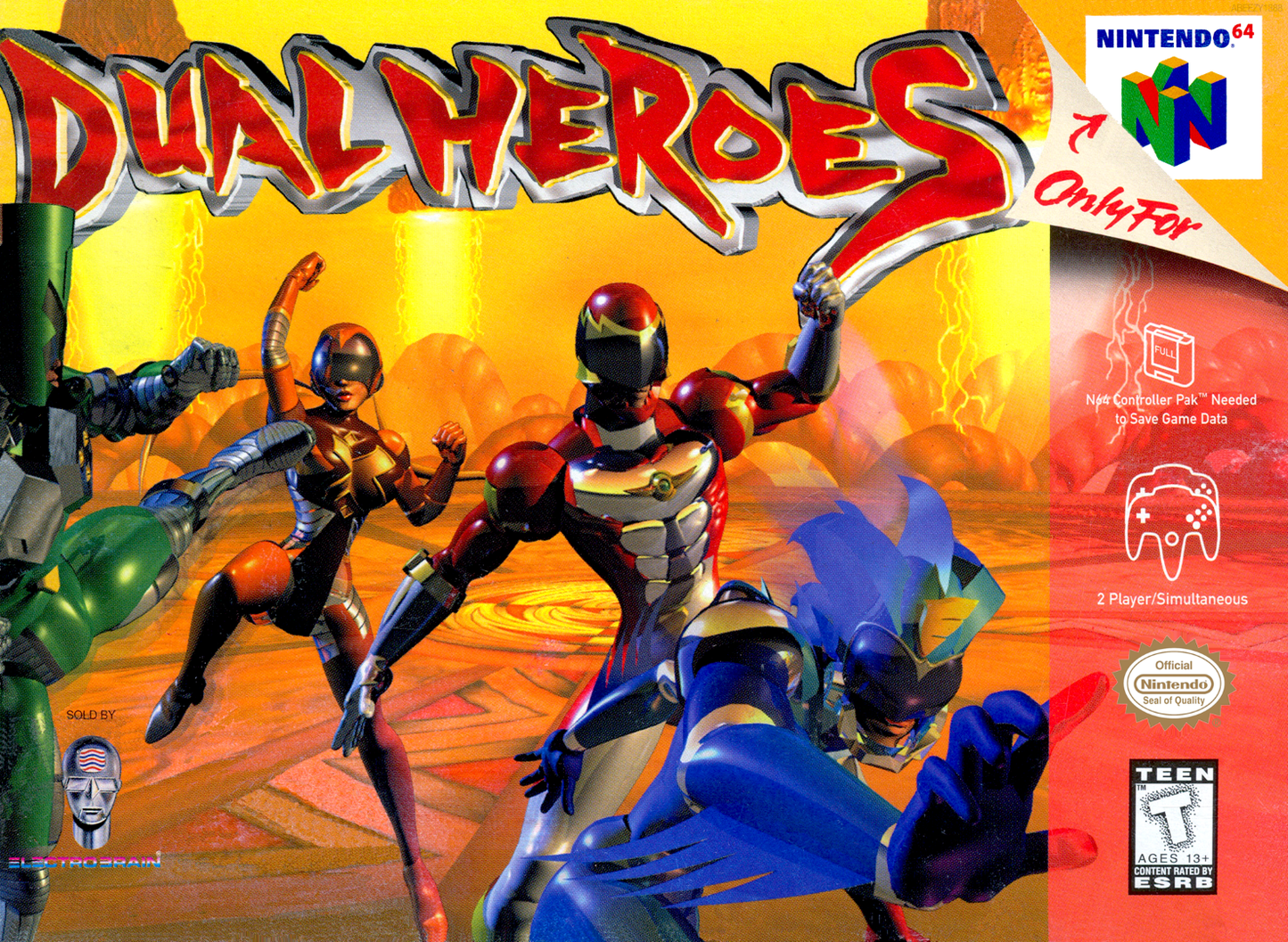 Dual Heroes N64 Print Poster