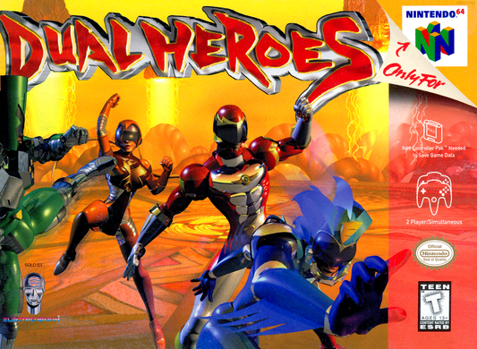 Dual Heroes N64 Print Poster
