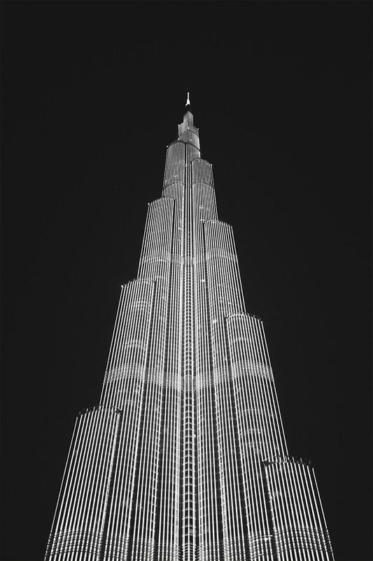 Dubai Tourist Attraction Building By Night Art Wall Decor Jigsaw Puzzle