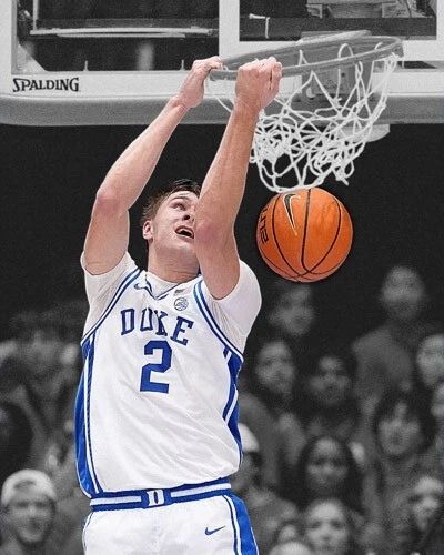 Duke Blue Devils Cooper Flagg Glossy Photo Spotlight Poster