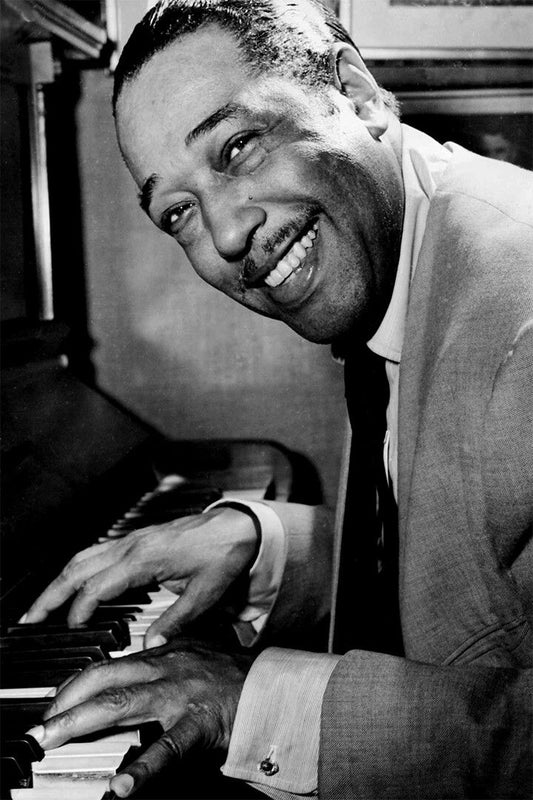 Duke Ellington At Piano Print Canvas Jigsaw Puzzle