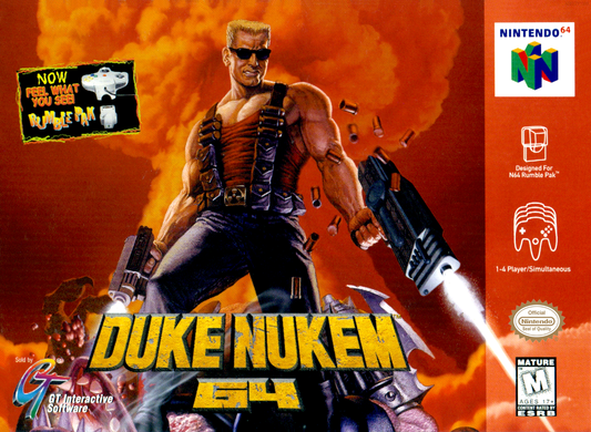 Duke Nukem 64 N64 Print Poster