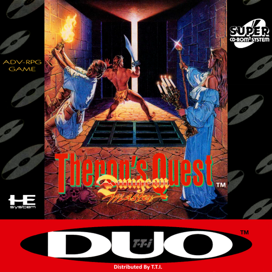Dungeon Master Theron S Quest (Cd) Turbografx 16 Print Poster
