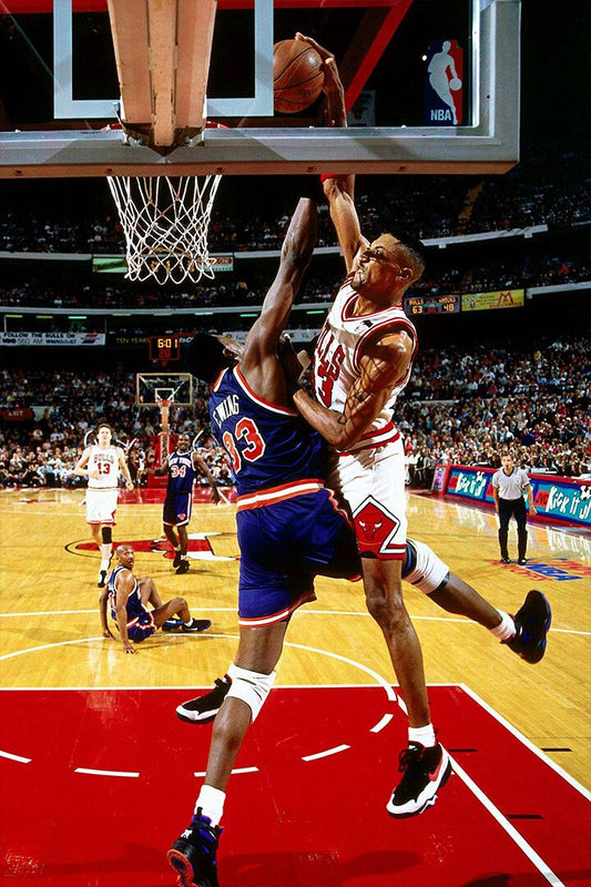 Dunk Block Star Scottie Pippen Basketball Jigsaw Puzzle