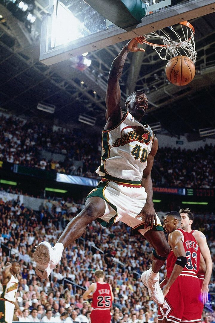 Dunk Block Star Shawn Kemp Usa Basketball Jigsaw Puzzle