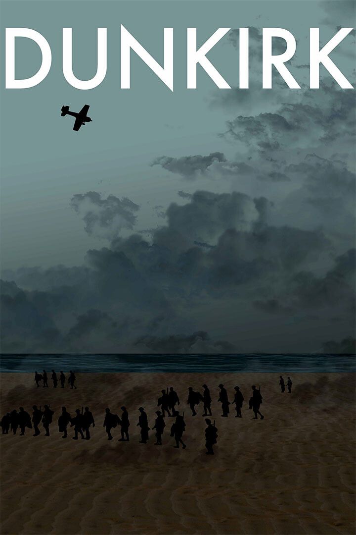 Dunkirk Drama Adventure Movie Print Keychain