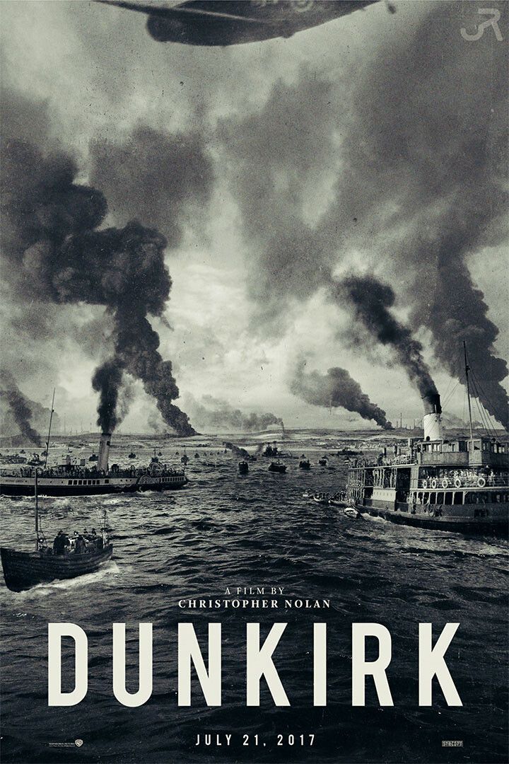 Dunkirk Soldiers War Movie Print Painting Keychain