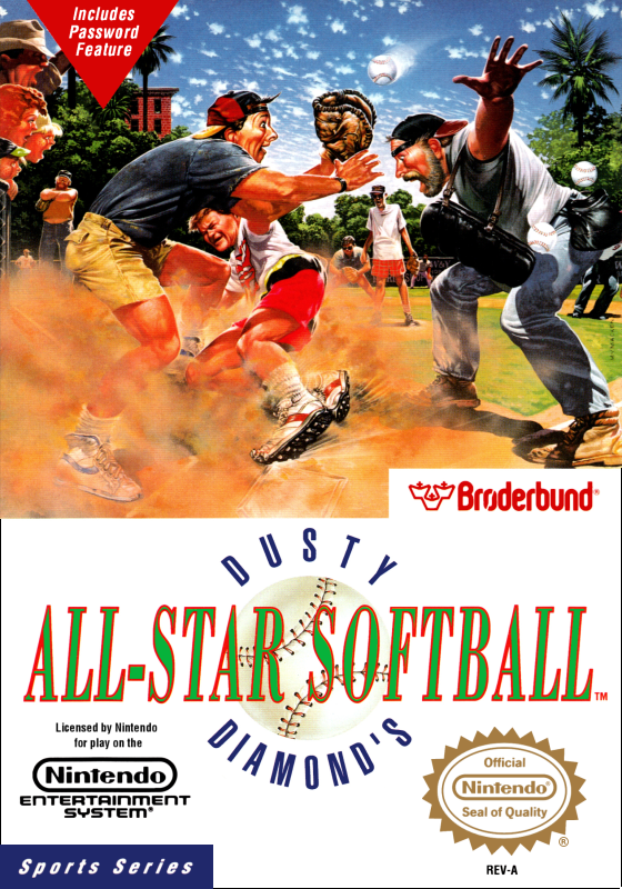 Dusty Diamond S All Star Softball (Usa) (Bordered For Nes Classic Use) Nes Keychain