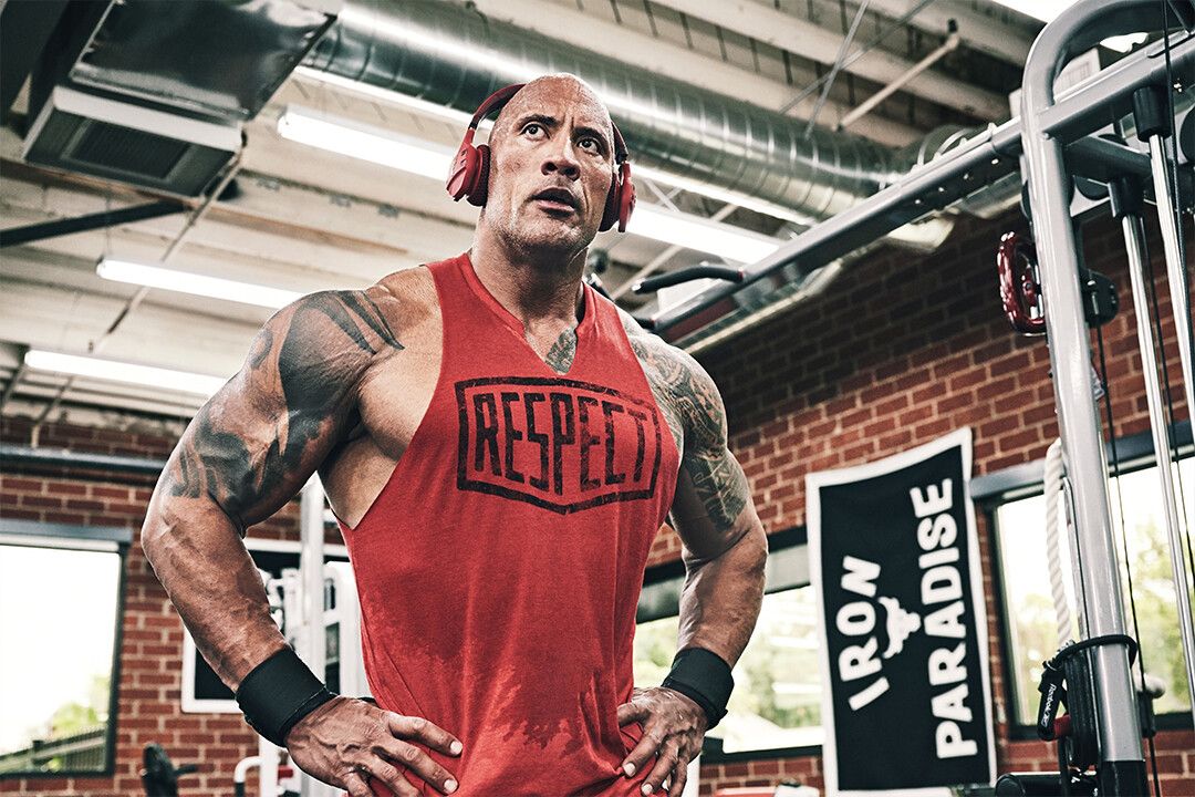 Dwayne Johnson The Rock Muscle Black Adam Jigsaw Puzzle