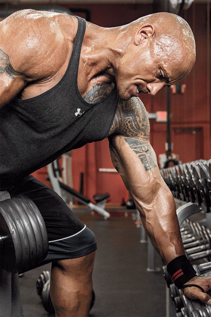 Dwayne The Rock Johnson Gym Workout Decor Wall Art Jigsaw Puzzle