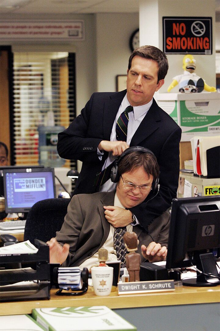 Dwight And Andy Comedy Characters Print Canvas Jigsaw Puzzle