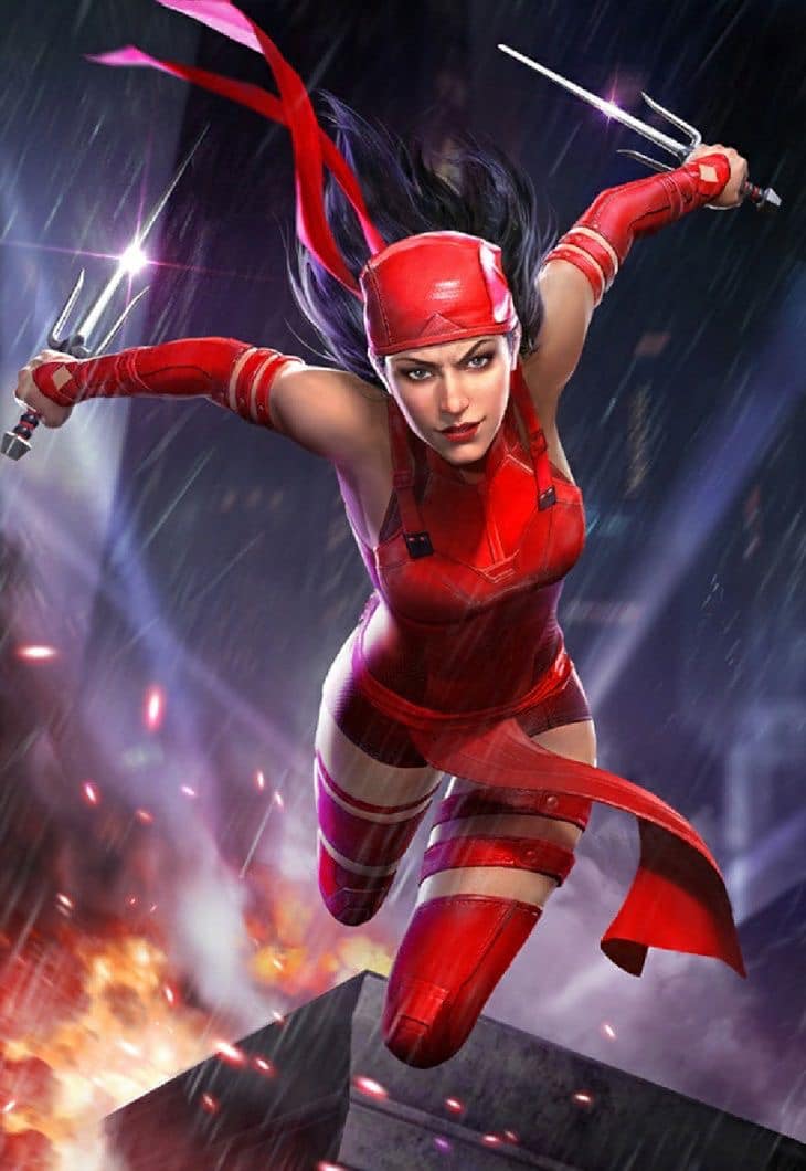 Dynamic Superhero Action Red Costume Print Poster