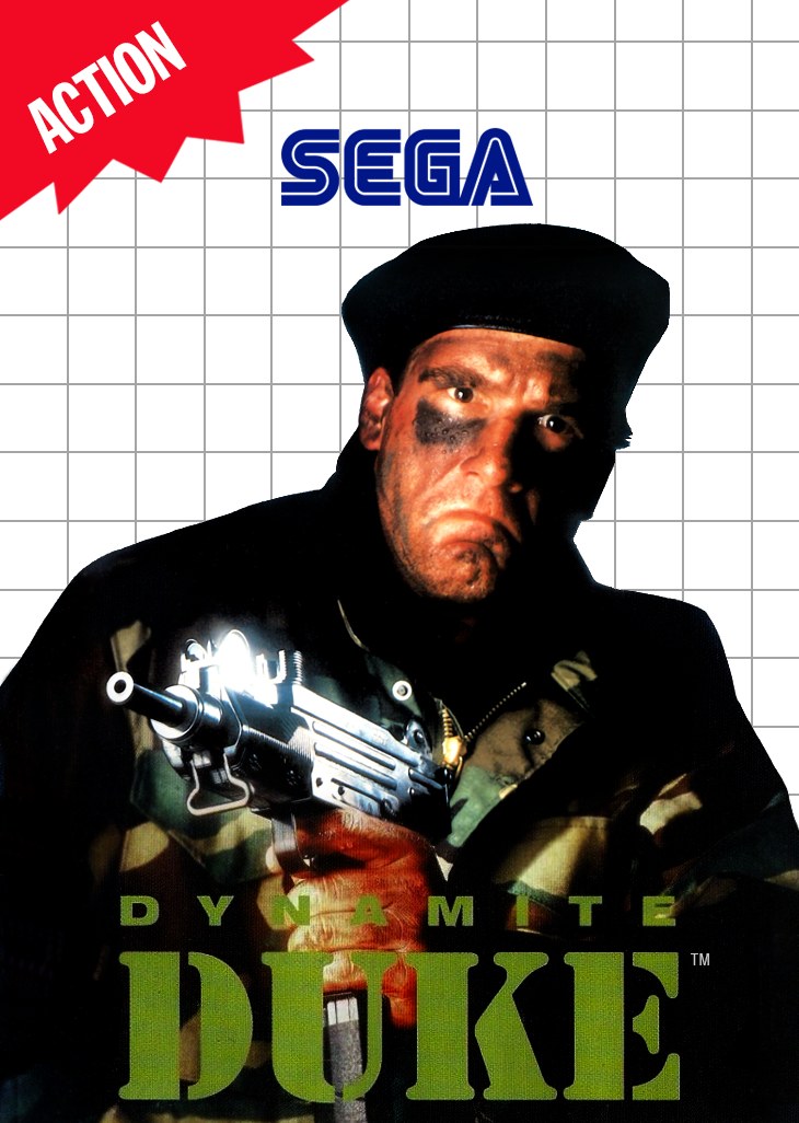Dynamite Duke Sega Master System Keychain
