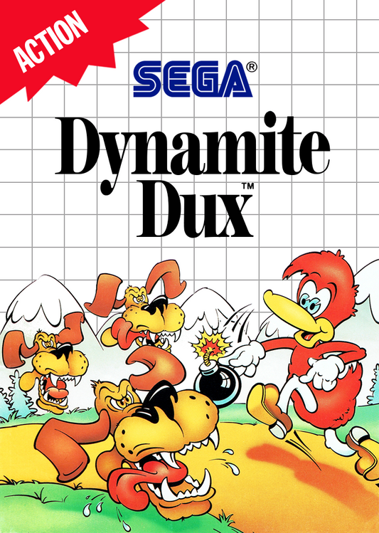 Dynamite Dux Sega Master System Print Poster