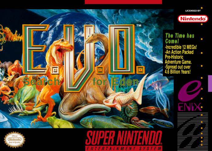 E.V.O. Search For Eden (Usa) Snes Print Poster
