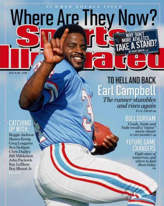 Earl Campbell Magnet Houston Oilers Mag Picture Nfl Football