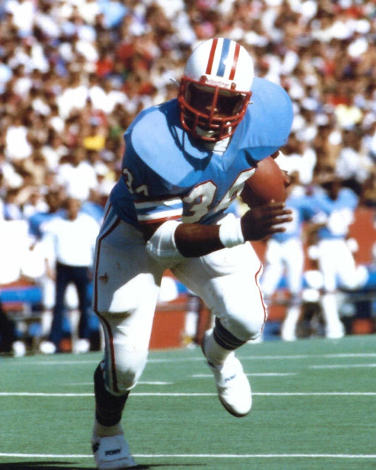 Earl Campbell Keychain Houston Oilers Picture Nfl Football Close Action