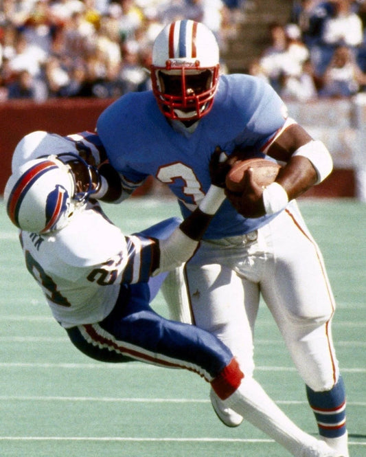 Earl Campbell Keychain Houston Oilers Picture Nfl Football Vs Buffalo Bills