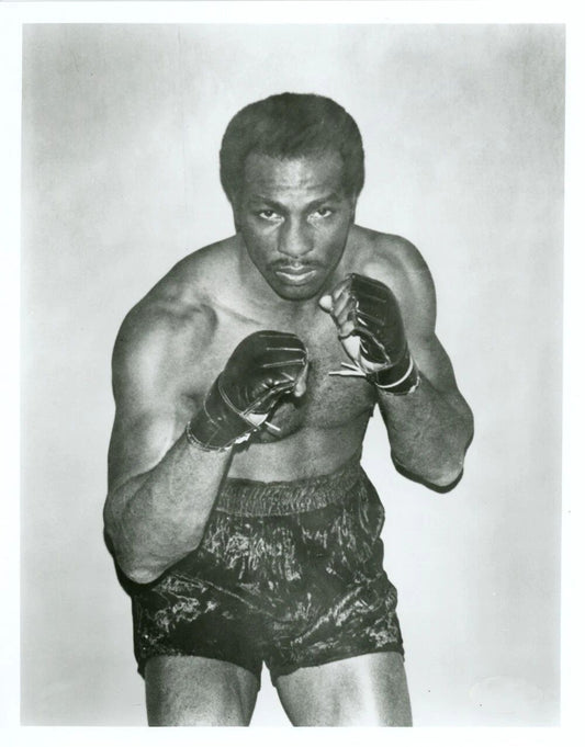 Earnie Shavers Keychain Boxing Picture Bw
