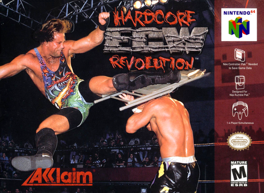 Ecw Hardcore Revolution N64 Print Poster
