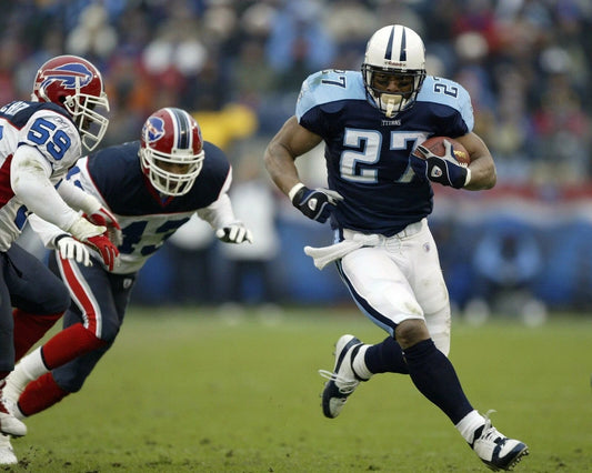 Eddie George Keychain Tennessee Titans Picture Nfl Football Vs Bills