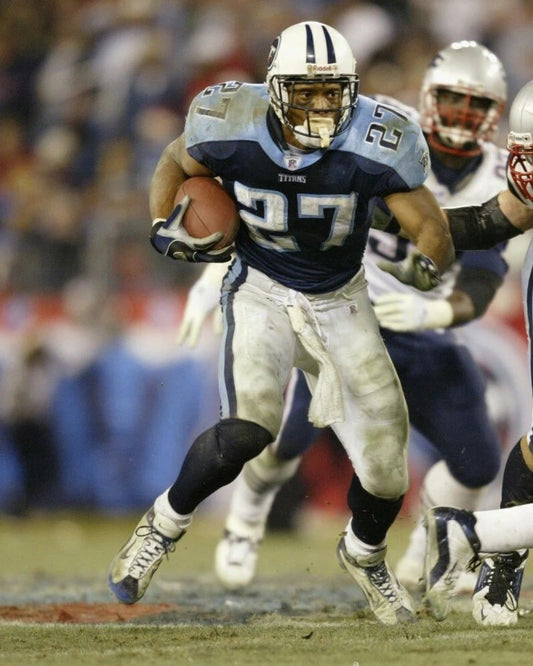 Eddie George Magnet Tennessee Titans Picture Nfl Football Vs Patriots