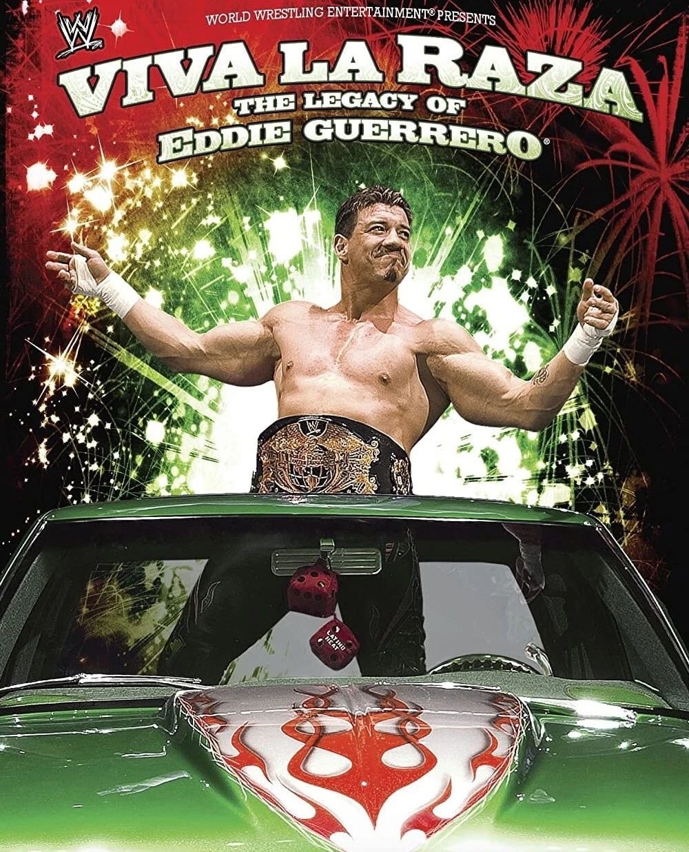 Eddie Guerrero Keychain Wrestling With Belt Wwe Wwf Picture With Belt