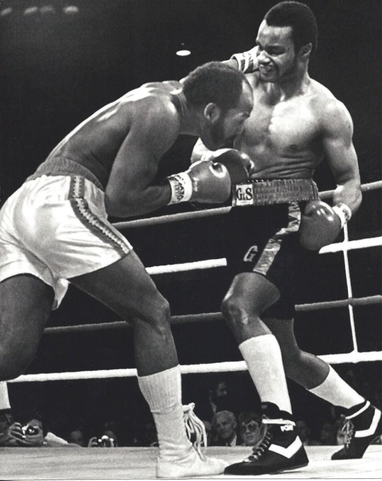 Eddie Mustafa Muhammad Photo Boxing Picture Close Action Bw