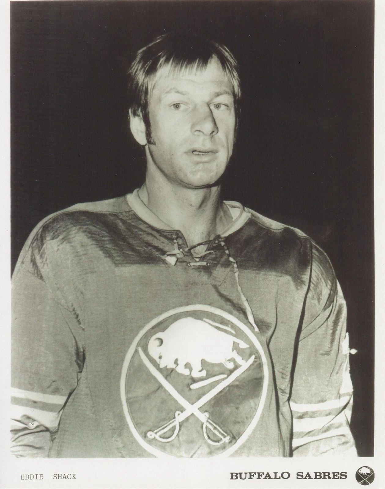 Eddie Shack Magnet Hockey Buffalo Sabres Picture Nhl Bw