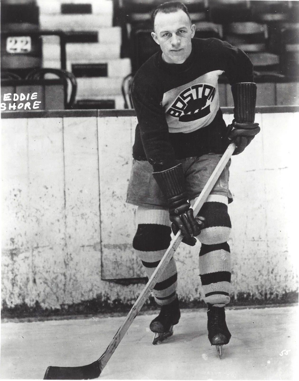 Eddie Shore Keychain Hockey Boston Bruins Picture Nhl