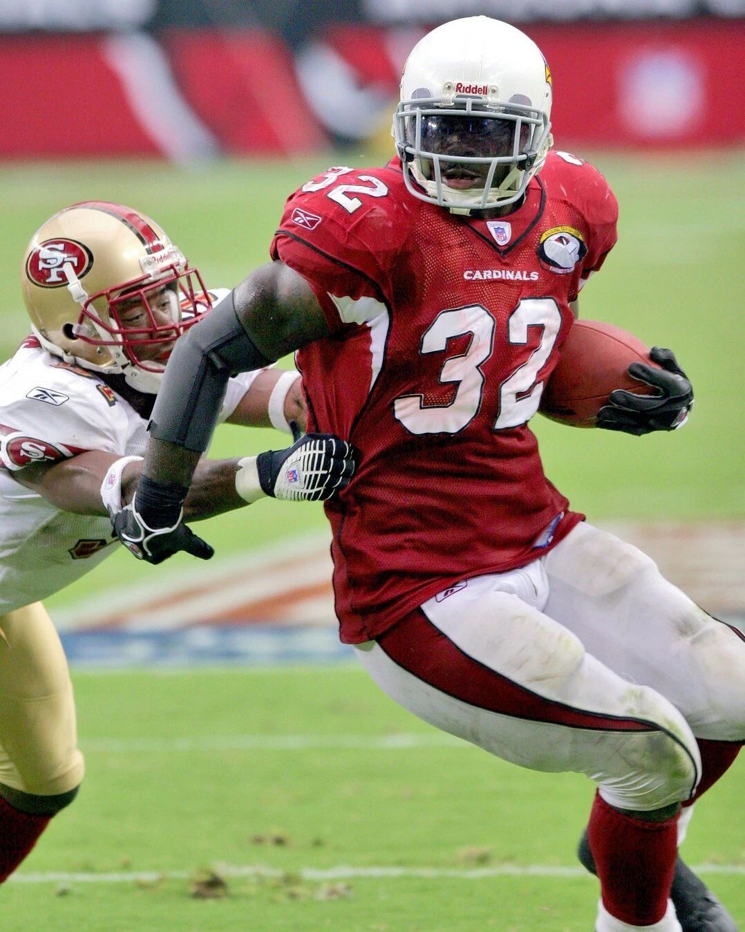 Edgerrin James Magnet Arizona Cardinals Picture Nfl Football Vs Niners